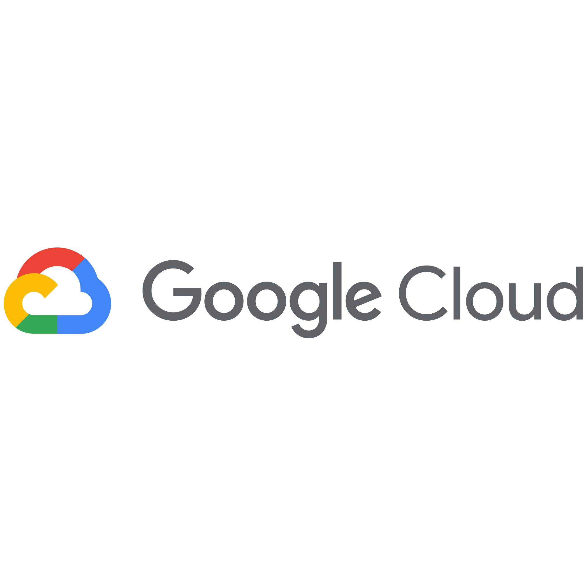 google cloud with wordmark png transparent background