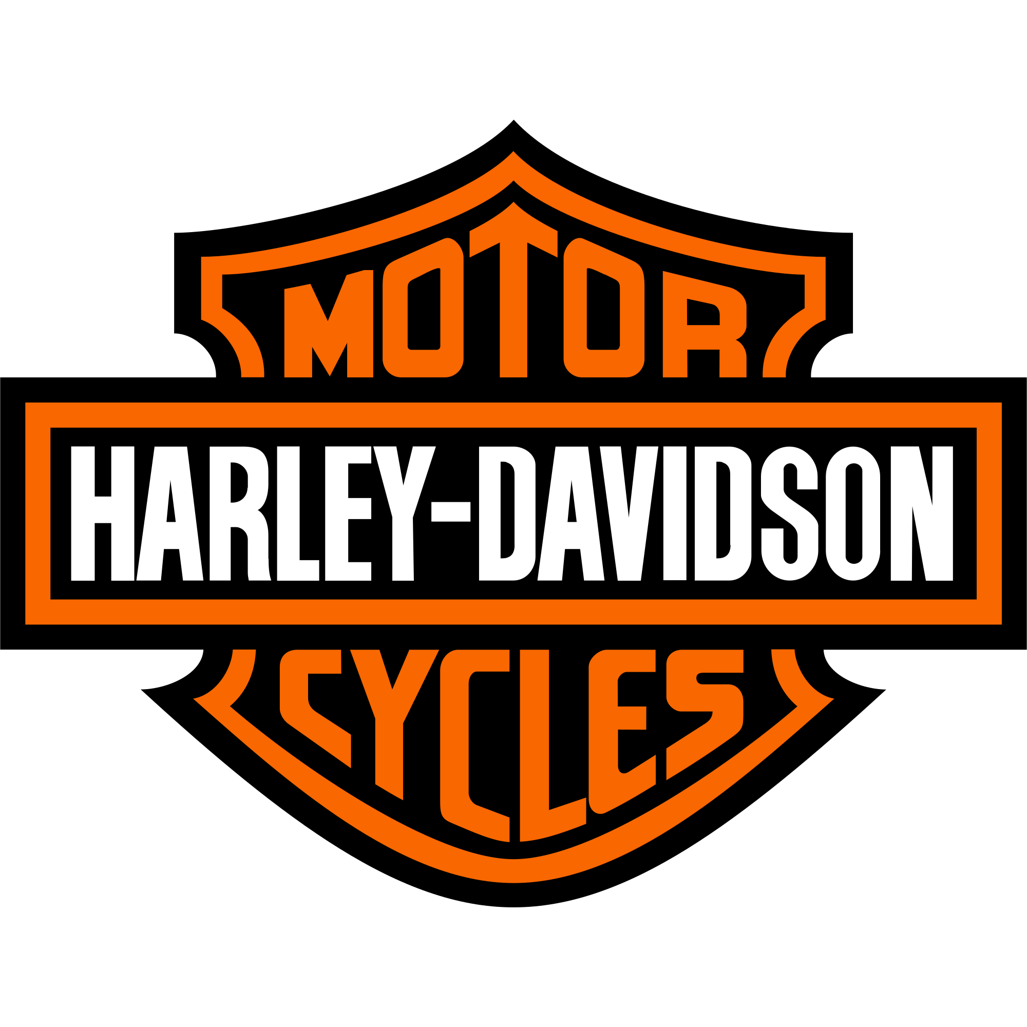 harley davidson orange png transparent background